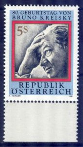 Austria 1991 Bruno Kreisky Politician Mi. 2015 MNH