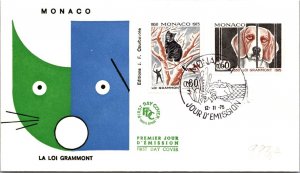 Monaco FDC 1975 SC #993-4 La Loi Grammont - J21086