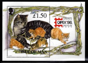 ISLE OF MAN SCOTT 677  MNH**  cAT cAPEX96 Souvenir sheet