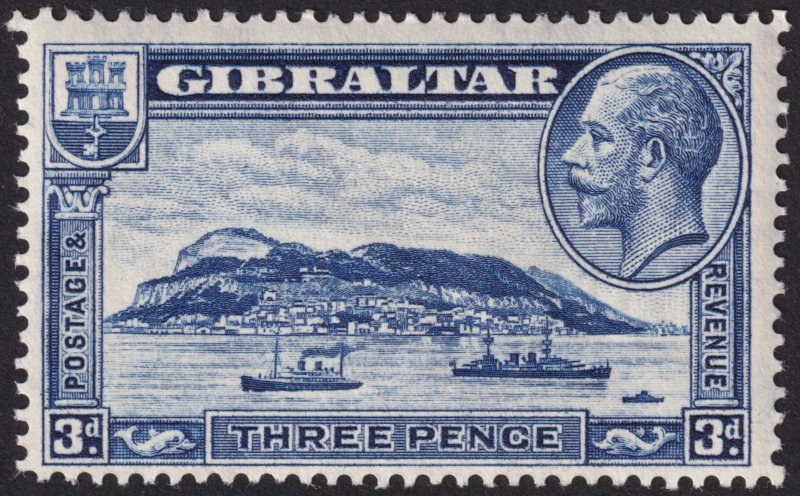 Gibraltar 1931-33 #96-99 vf mh ' George V & Rock of Gibraltar ' Set...