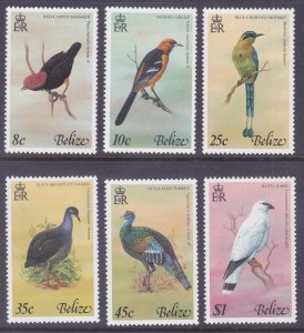 Belize 387-92 1977 Birds of Belize Full 6 Stamp Set Very Fine