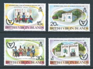 Virgin Islands #413-16 NH Int'l Year of Disabled