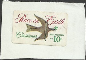 # 1552 USED CHRISTMAS DOVE AND WEATHER VANE SELF STICK