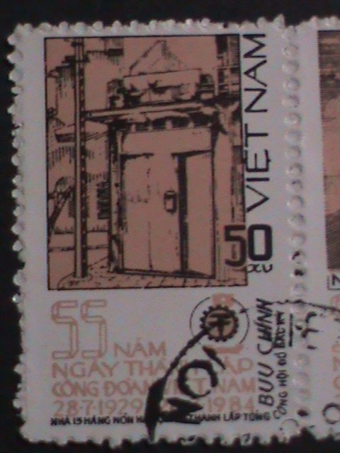 ​VIETNAM-1984 TRADE UINION MOVEMENT 55TH ANNIVERSARY CTO VERY FINE