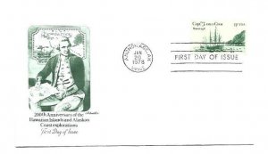 1733 Captain James Cook Hawaii Artmaster Anchorage, AK, FDC