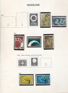 NETHERLANDS 1961/76 Used on 20+ Pages Child Welfare Red x (Apx 180+ Items)KRA101