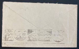 1946 Field Post office Censored On Active Service cover to Dublin Ireland