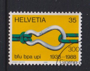 Switzerland  #824  used 1988 accident prevention office 35c