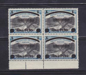 Philippines N7 Block Of 4 Set MNH Under Japanese Occupation