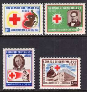 Guatemala C219-C222 Red Cross MNH VF