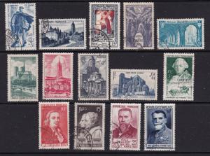 France small lot early commem/scenic used