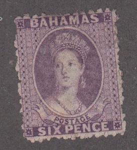 Bahamas Scott 14 Mint hinged (rough perfs) - Catalog Value $200.00