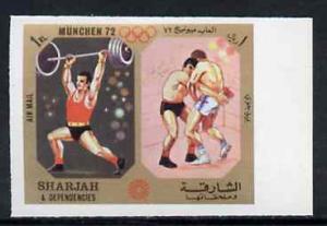 Sharjah 1972 Weightlifting & Wrestling (1R) from Olym...