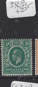 SOMALILAND  (P1310B)  KGV  1/2A  SG  73   MOG