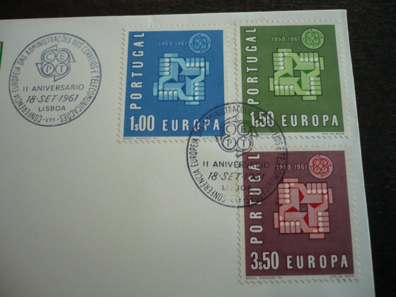 Europa 1961 - Portugal - Set on First Day Cover