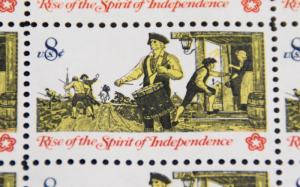 1973 sheet, Bicentennial Issue - Drummer Sc #1479