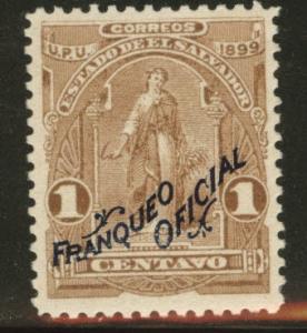 El Salvador Scott o149 MNG 1899 official