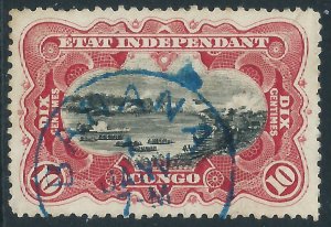 Belgian Congo, Sc #19, 10c Used