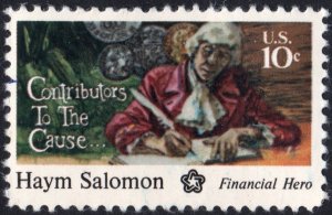 SC#1561 10¢ Contributors to the Cause: Haym Salomon (1975) MNH