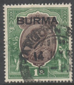 B*rm* Scott 13 - SG13, 1937 George V 1r used