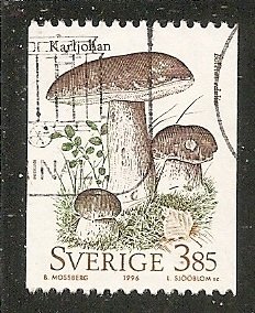 Sweden   Scott   2186  Mushroom     Used