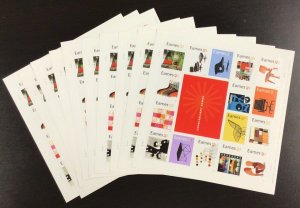 4333 Charles and Ray Eames Lot of 10 sheets MNH 42 c Sheet of 16 FV $67.20