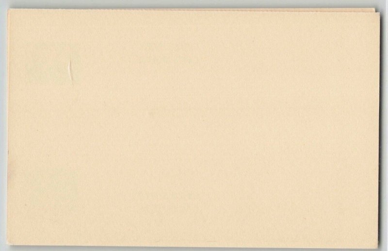 Canada 1960s 6c Centennial Precancel Postal Stationery Card Strip of 3