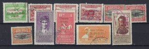 Bolivia C52-62 Used 1937 set (an8242)