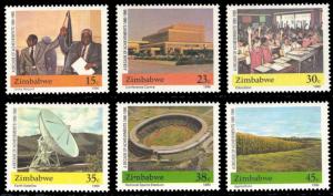 Zimbabwe 1990 Scott #600-605 Mint Never Hinged