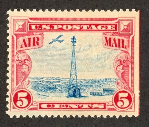 US C11 MNH 1928 5c carmine & blue