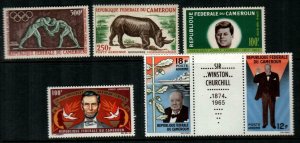 Cameroun - Scott between C49 and C56a Mint NH sets (Catalog Value $24.75)