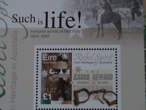 ​IRELAND 2001-SC#1309- IRISH HERITAGE IN AUSTRALIA- MNH-S/S-VF LAST ONE