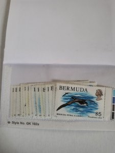 Stamps Bermuda 363-79 never hinged