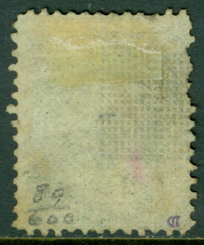 EDW1949SELL : USA 1868 Scott #89 Used. Perf faults upper left PSAG Cert Cat $350