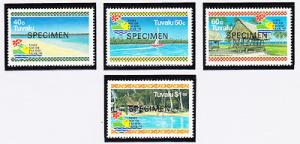 Tuvalu 1995 Visit South Pacific Year Specimens MNH