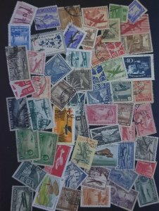 AIRPLANES Aircraft STAMPS Worldwide Lot Used CTO Topical Collection T7113