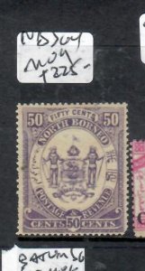 NORTH BORNEO ARMS 50C   SG 4   MOG     P1001H