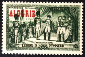 ALGERIA 1954 Overprint ALGÉRIE on French Napoleon in Boulogne Camp Stamp, MNH