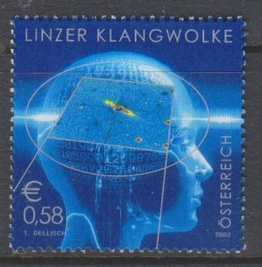 Austria, 58c Linz “Sound Cloud” (SC# 1901) MNH