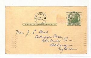 USA JUDAICA Stationery Postcard WW2 JEWISH WELFARE BOARD *USO Club* 1943 NY AX58