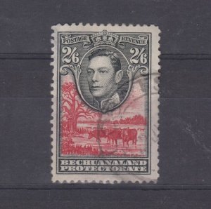 Bechuanaland KGVI 1938 2s 6d Black Scarlet SG126 Fine Used JK2528