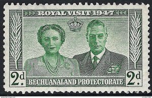 BECHUANALAND PROTECTORATE 1947 KGVI 2d Green SG133 MH