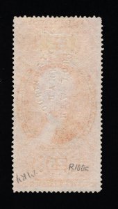 EXCELLENT GENUINE SCOTT #R100c VF-XF 1863 RED 1ST ISSUE REVENUE MORTGAGE #18640