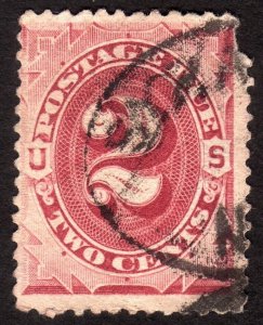 1891, US 2c, Postage Due, Used, Sc J23