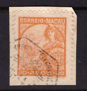 Macau Macao Scott 281 Used on piece