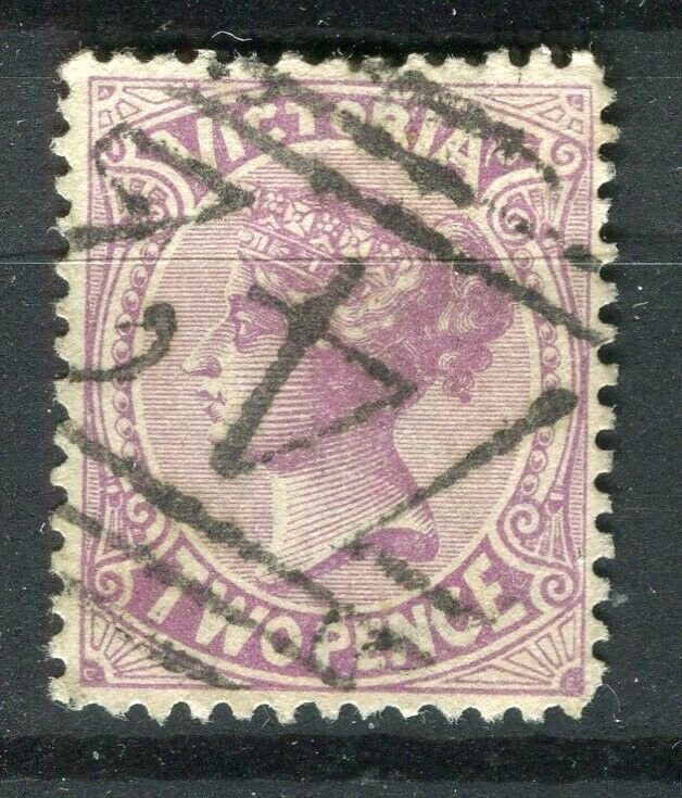 AUSTRALIA; VICTORIA 1890s-1900 early QV issue used 2d. value + POSTMARK