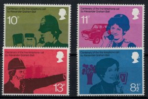 Great Britain 1976 SG997-1000 Telephone Centenary - MNH