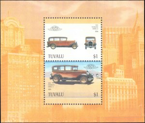 Tuvalu #414-425c, Complete Set(13), 12 Pairs + Souvenir Sheet, 1987, Auto, Ne...