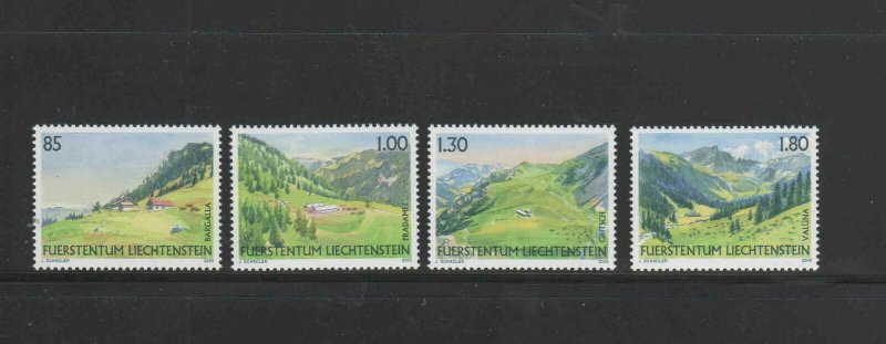 LIECHTENSTEIN #1327-1330  2005  PASTURES    MINT  VF NH  O.G