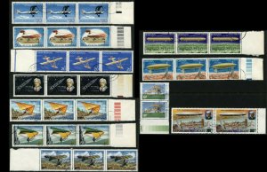 Romana Zeppelin Delta Plane Airmail Stamps Postage Collection Romania Topical